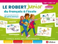 Le Robert junior du français à l'école - Tout le programme de CM1, CM2, 6e en 80 cartes mentales