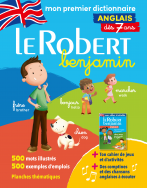 Le Robert Benjamin Anglais - Dès 7 ans - CP-CE
